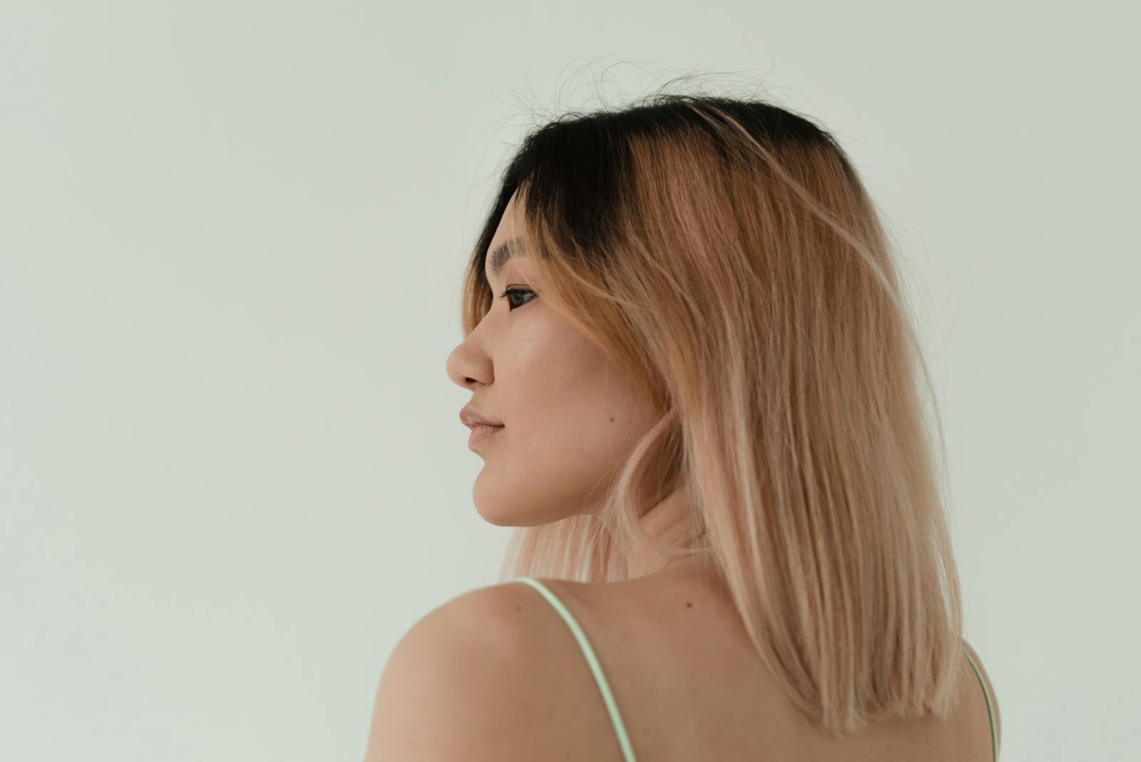 Lebendige Balayage-Coloration mit schöner Farbtextur